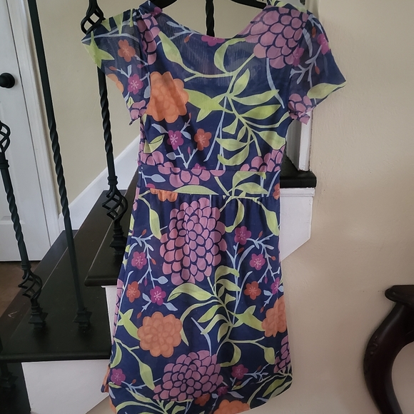 Adorable dress w/grapes. Great to wear to a winery! Size small. - Picture 7 of 8